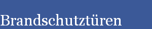Brandschutztren